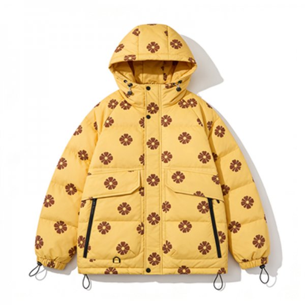Floral Blossom Puffer Jacket